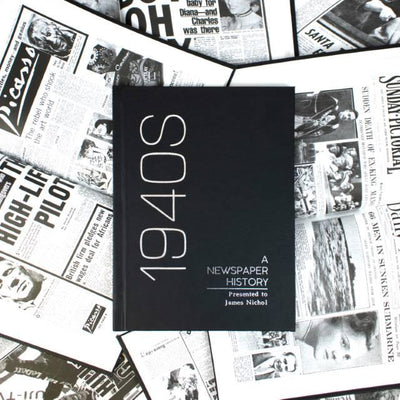 Personalised Hardback Decade Newspaper Book - Shop Personalised Gifts