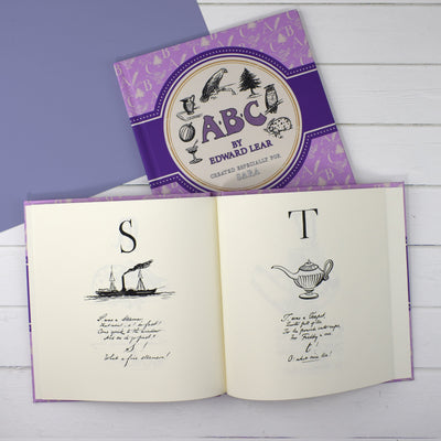 Personalised ABC Alphabet poems - by Edward Lear - Shop Personalised Gifts