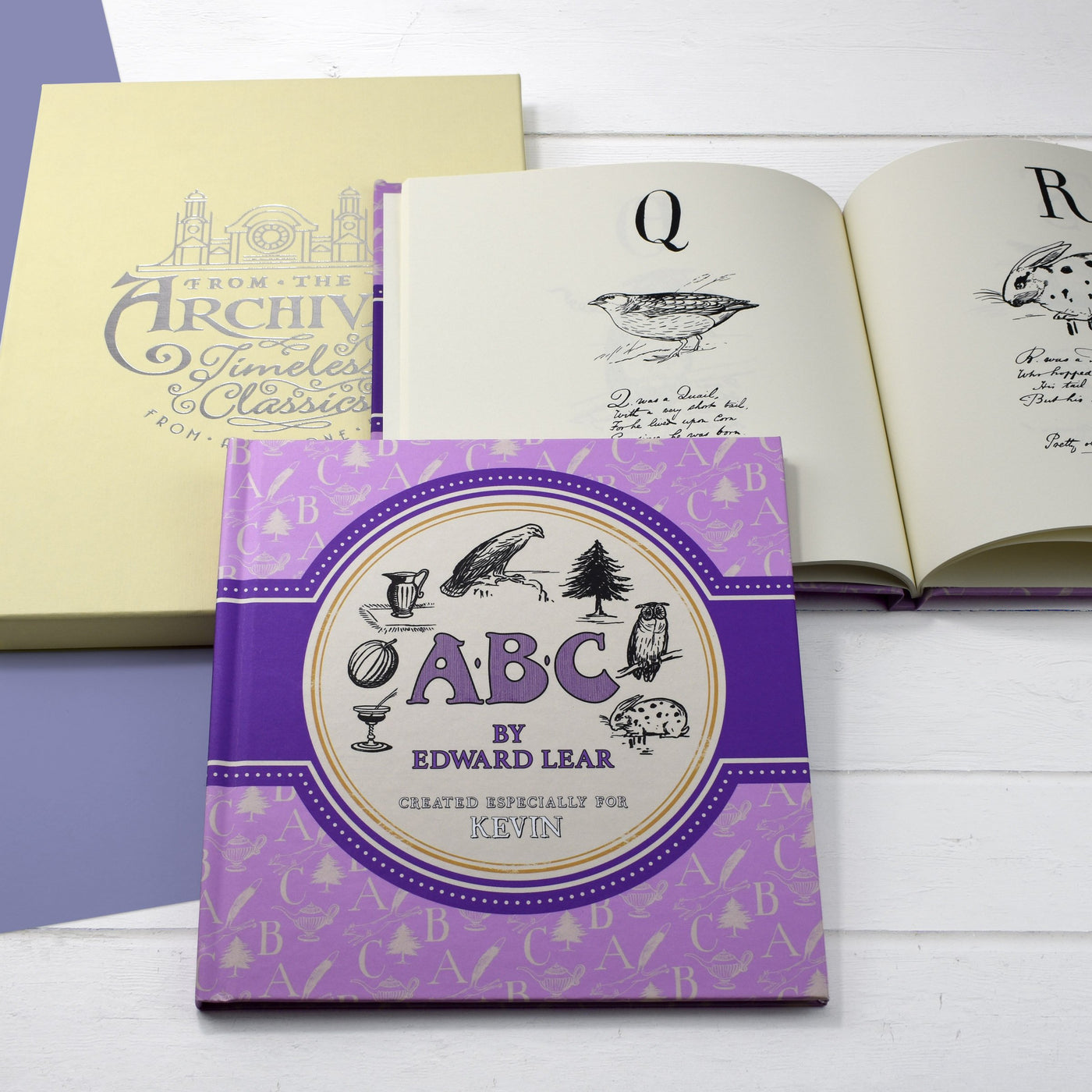 Personalised ABC Alphabet poems - by Edward Lear - Shop Personalised Gifts