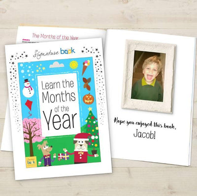 Personalised Months of the Year Book - Shop Personalised Gifts
