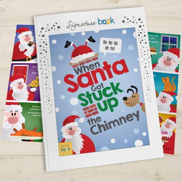 When Santa Got Stuck Up the Chimney Christmas Book - Shop Personalised Gifts