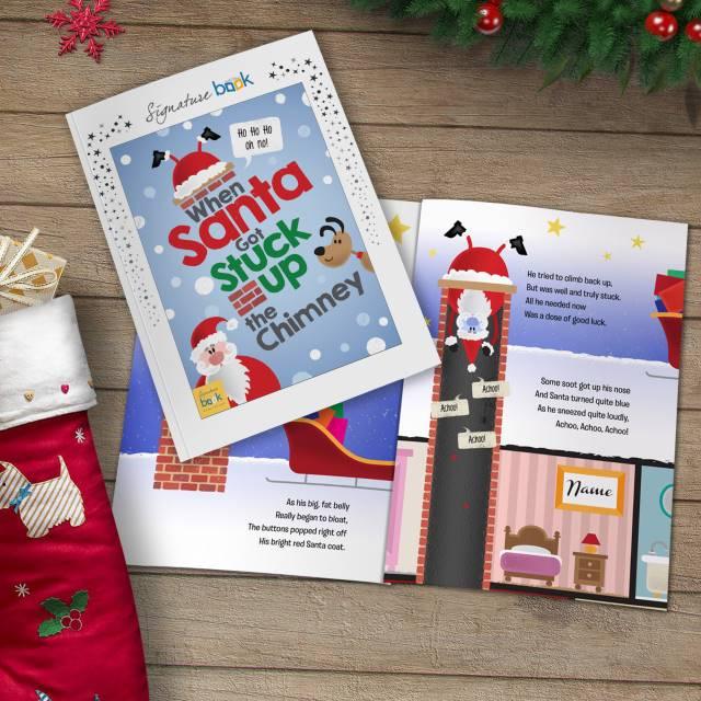 When Santa Got Stuck Up the Chimney Christmas Book - Shop Personalised Gifts