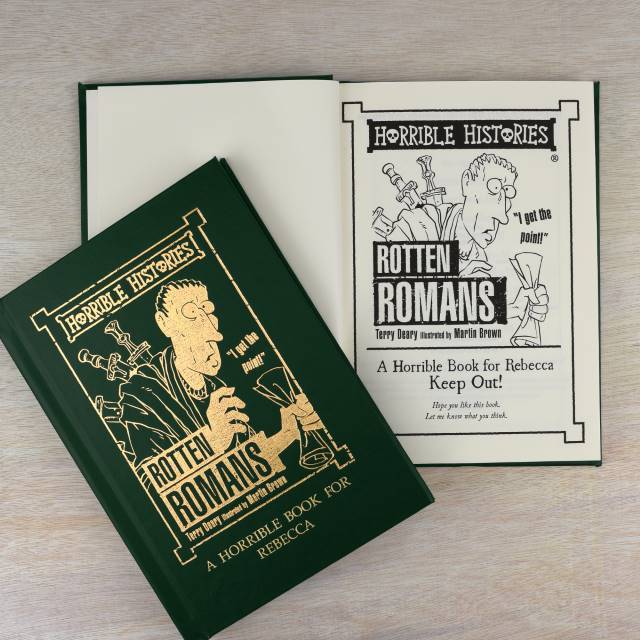 Personalised Horrible Histories Rotten Romans Book - Shop Personalised Gifts