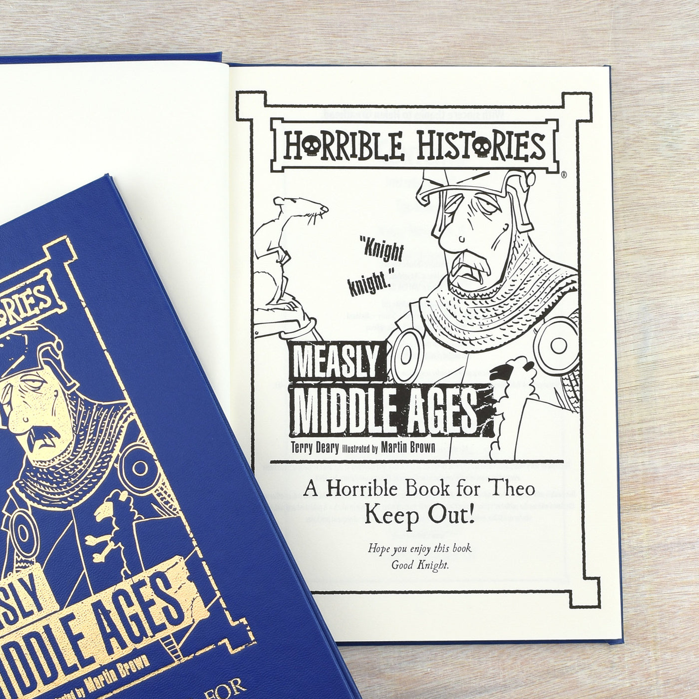 Personalised Horrible Histories Measly Middle Ages Book - Shop Personalised Gifts