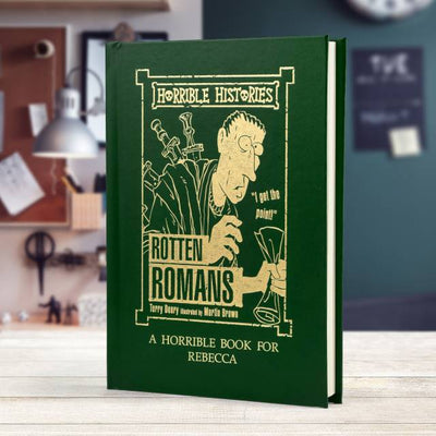 Personalised Horrible Histories Rotten Romans Book - Shop Personalised Gifts