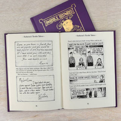 Personalised Horrible Histories Terrifying Tudors Book - Shop Personalised Gifts