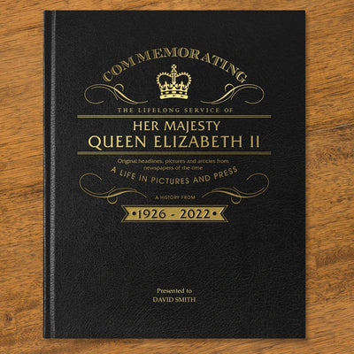 Queen Elizabeth Memorial Newspaper Book – A Life In Pictures & Press
