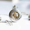 Own Handwriting Engraved Roman Skeleton Pocket Watch - Shop Personalised Gifts