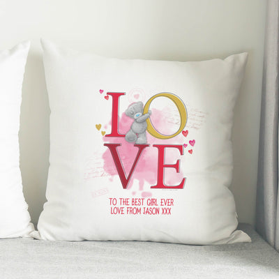 Personalised Me To You LOVE Filled Cushion - Shop Personalised Gifts