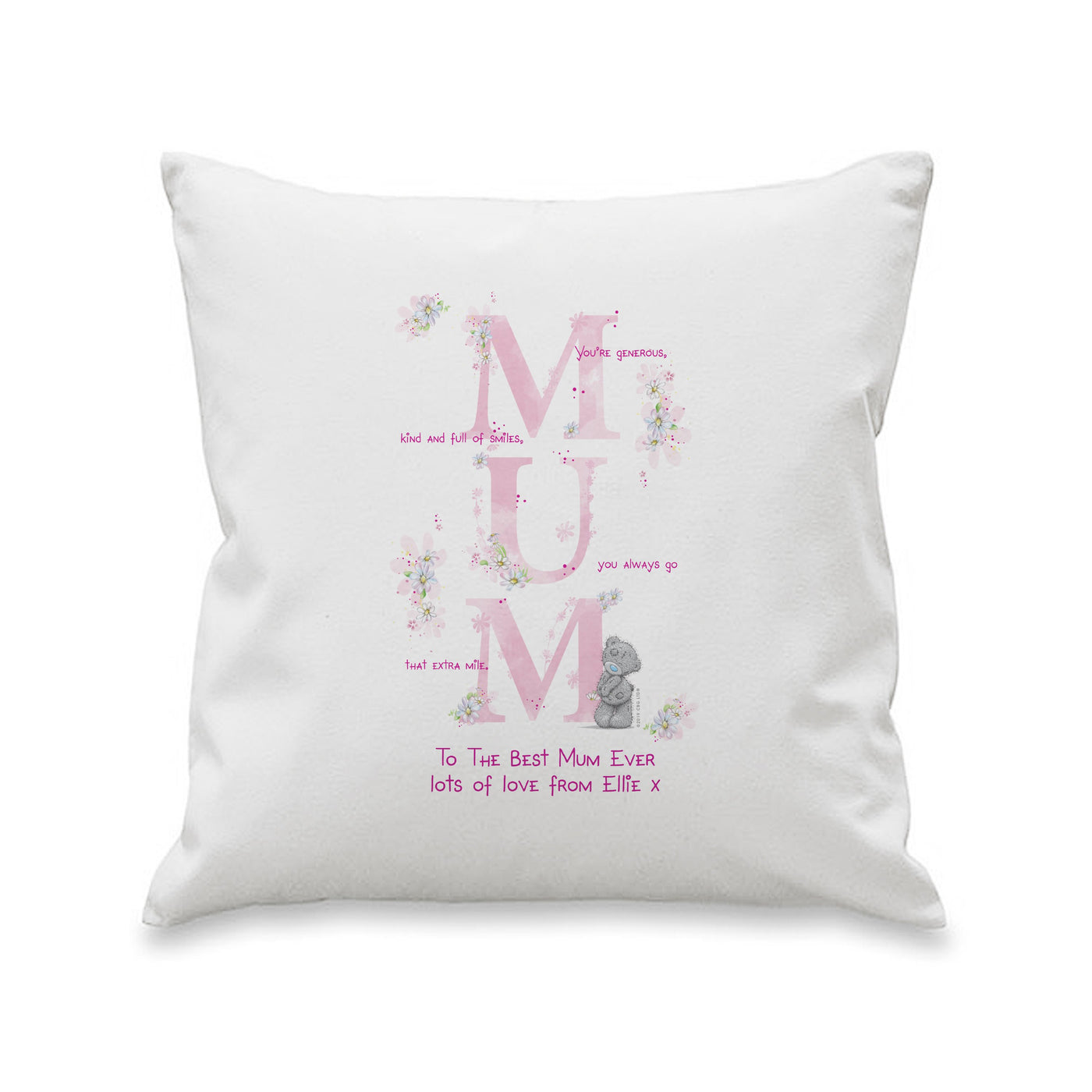 Personalised Me To You MUM Filled Cushion - Shop Personalised Gifts