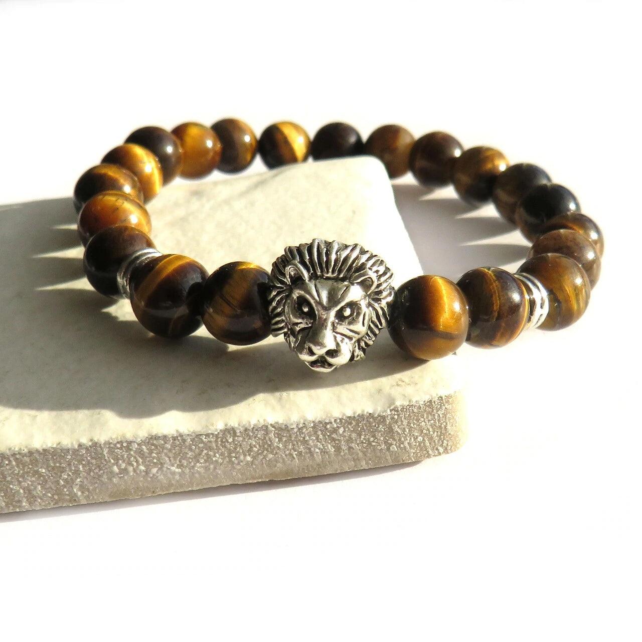 Men's Lion Bracelet - Non Personalised - Shop Personalised Gifts