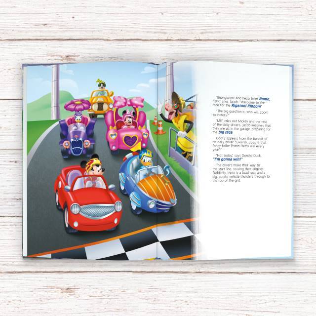 Personalised Disney Mickey and the Roadster Racers’ Book - Shop Personalised Gifts