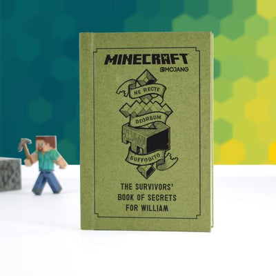 The Personalised Minecraft Survivors Guide - Shop Personalised Gifts