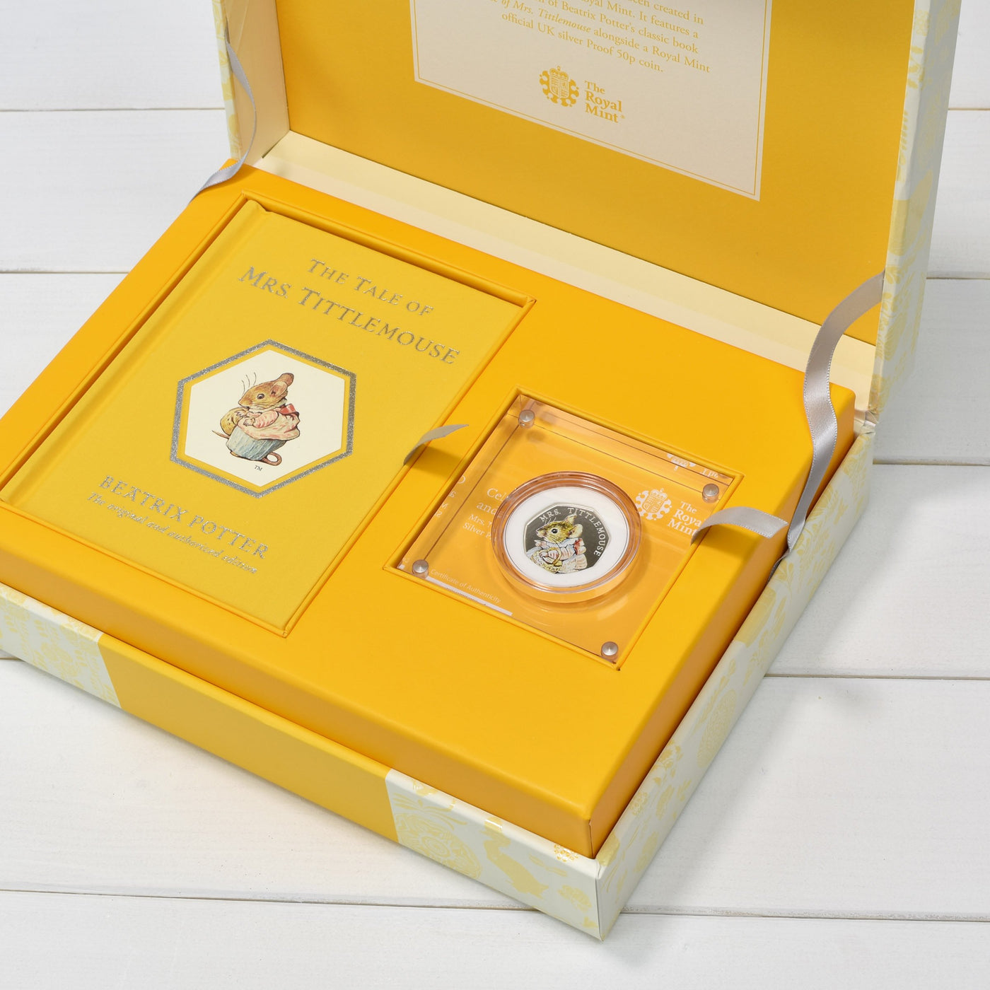 Mrs Tittlemouse Royal Mint Silver Proof Coin & Book Set - Shop Personalised Gifts