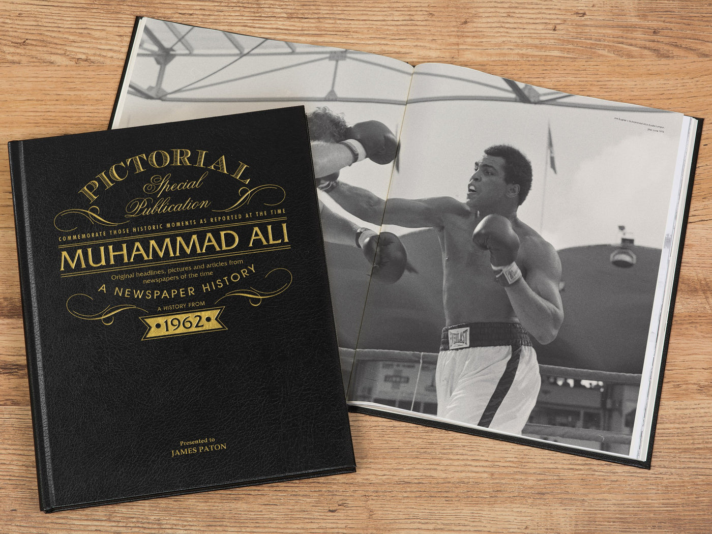 Muhammad Ali Pictorial Edition Newspaper Book - Shop Personalised Gifts