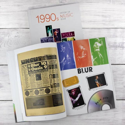 Personalised 1990s History Of Music - Shop Personalised Gifts