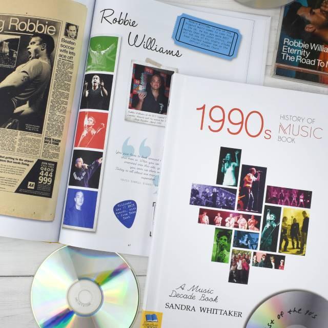 Personalised 1990s History Of Music - Shop Personalised Gifts