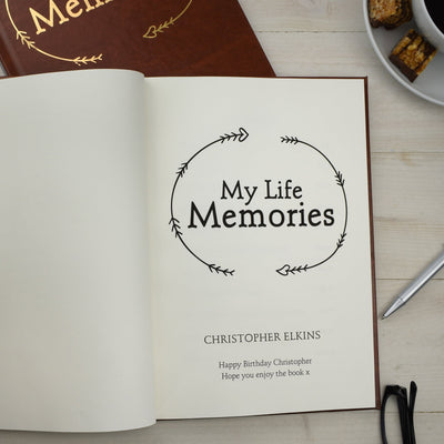 Personalised Lifetime Memory Book - Shop Personalised Gifts