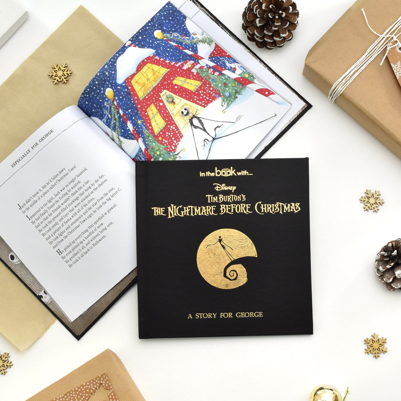 Personalised Disney Nightmare before Christmas Story Book - Shop Personalised Gifts