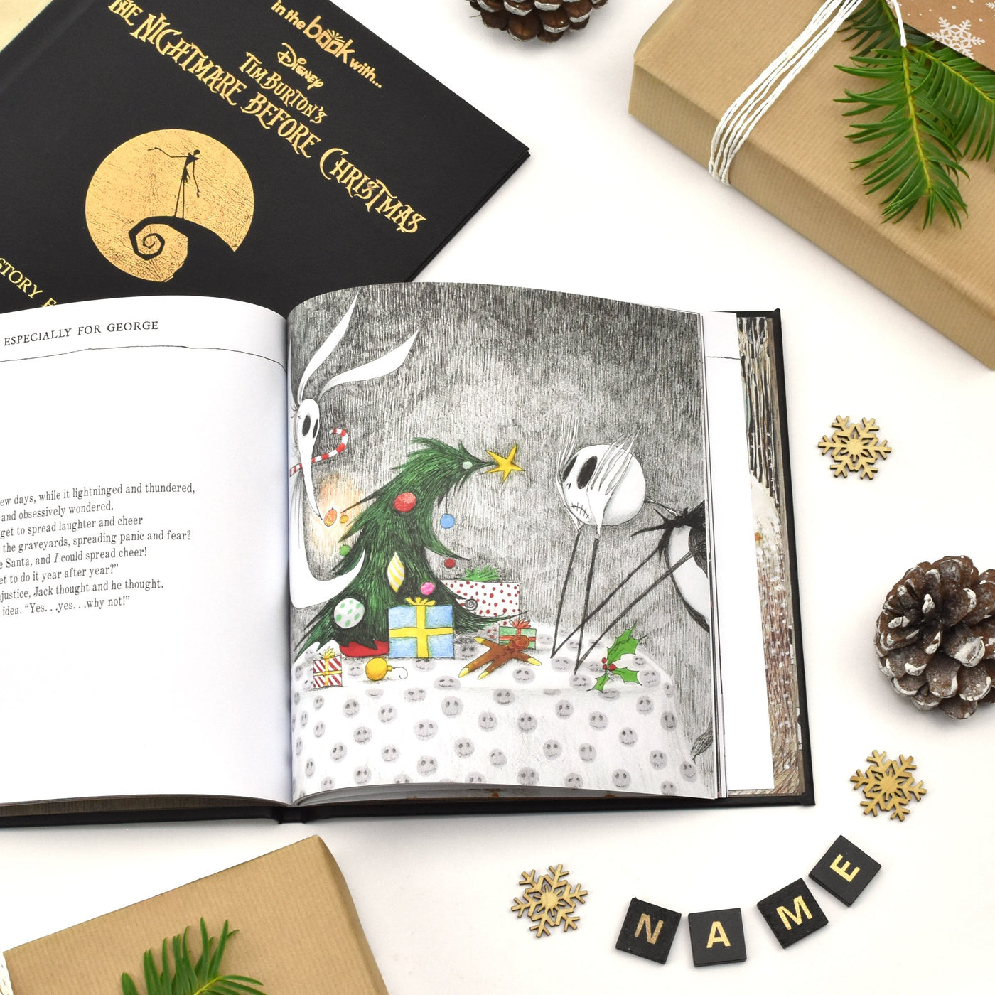 Personalised Disney Nightmare before Christmas Story Book - Shop Personalised Gifts