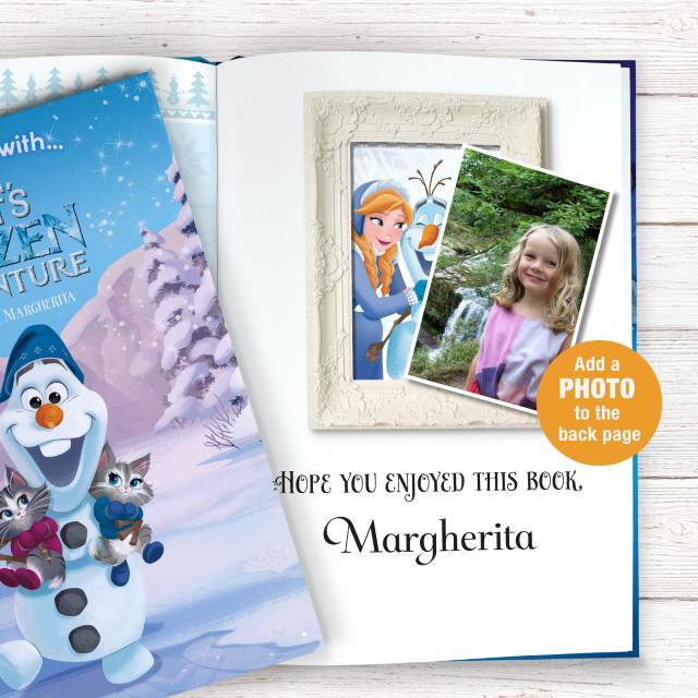 Olaf's Frozen Adventure Personalised Disney Story Book - Shop Personalised Gifts