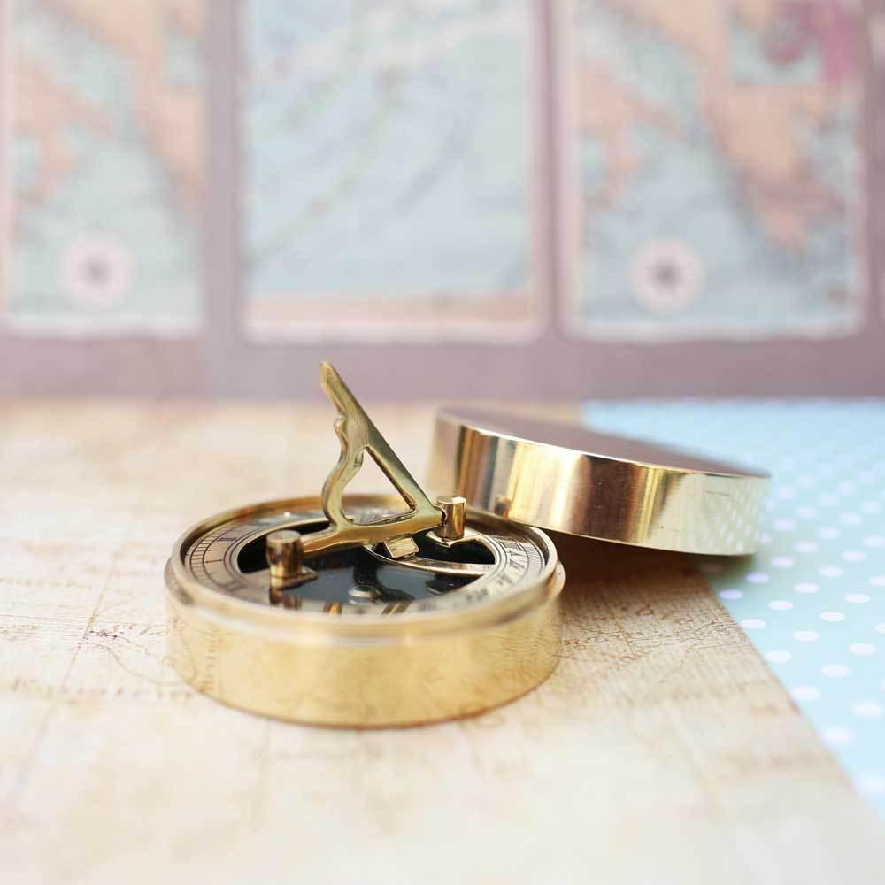 Own Handwriting Nautical Sundial Compass - Shop Personalised Gifts