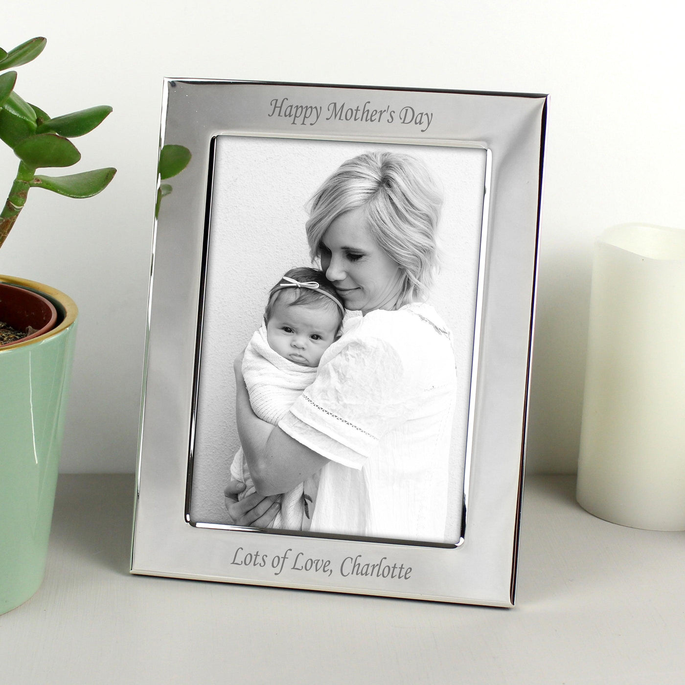 Personalised Silver Plated 5x7 Photo Frame - Shop Personalised Gifts