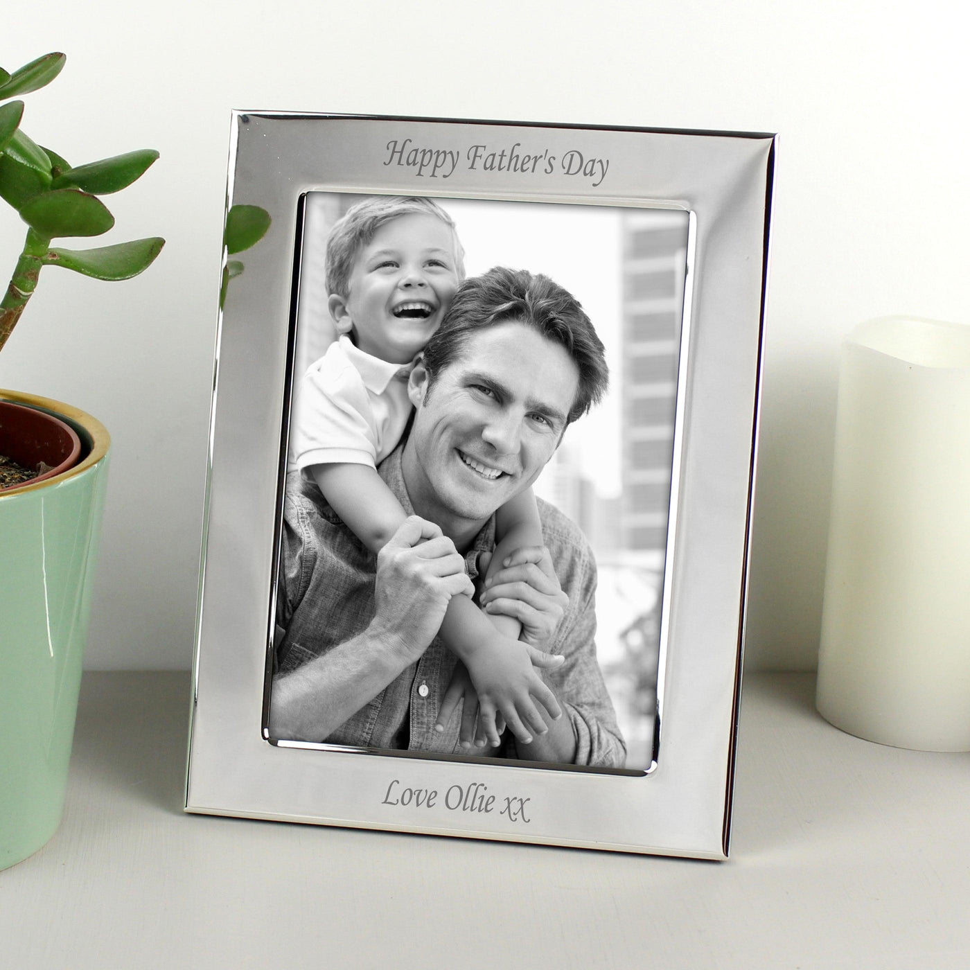 Personalised Silver Plated 5x7 Photo Frame - Shop Personalised Gifts