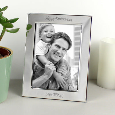 Personalised Silver Plated 5x7 Photo Frame - Shop Personalised Gifts