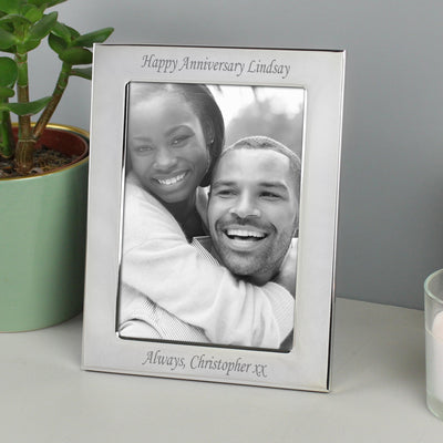 Personalised Silver Plated 5x7 Photo Frame - Shop Personalised Gifts