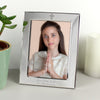 Personalised Silver Plated 5x7 Elegant Cross Photo Frame - Shop Personalised Gifts