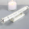 Personalised Christening Cross Silver Plated Certificate Holder