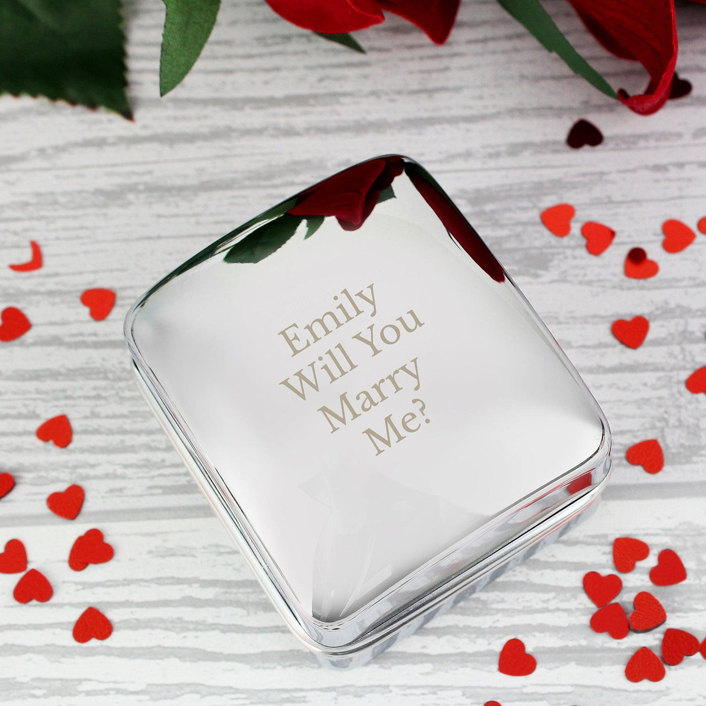 Personalised Ring Box - Shop Personalised Gifts