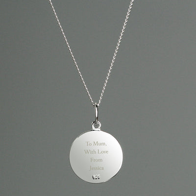 Personalised Sterling Silver & 9ct Gold St. Christopher Necklace - Shop Personalised Gifts