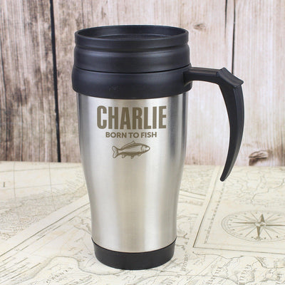 Personalised Fishing Travel Mug - Shop Personalised Gifts