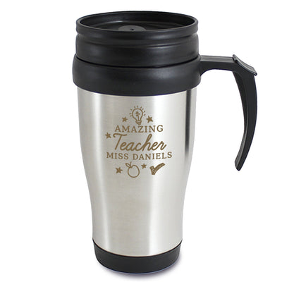 Personalised Amazing Teacher Travel Mug - Shop Personalised Gifts