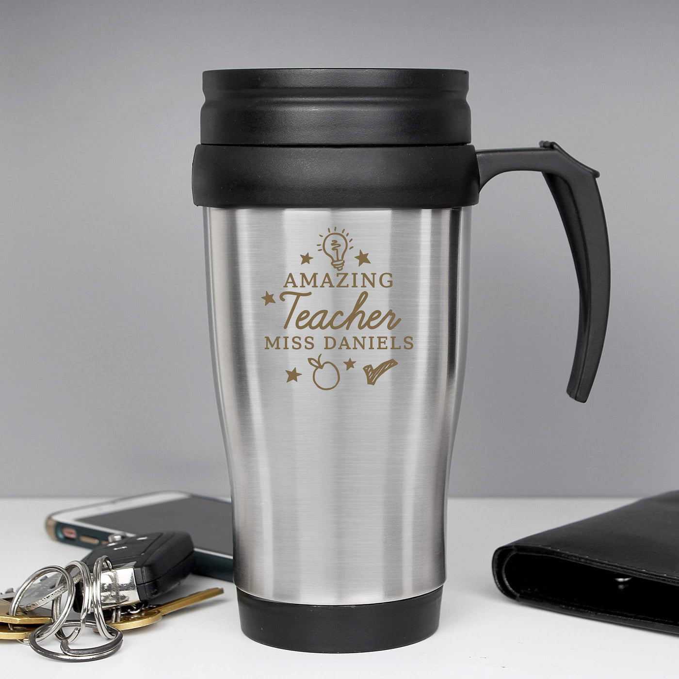 Personalised Amazing Teacher Travel Mug - Shop Personalised Gifts
