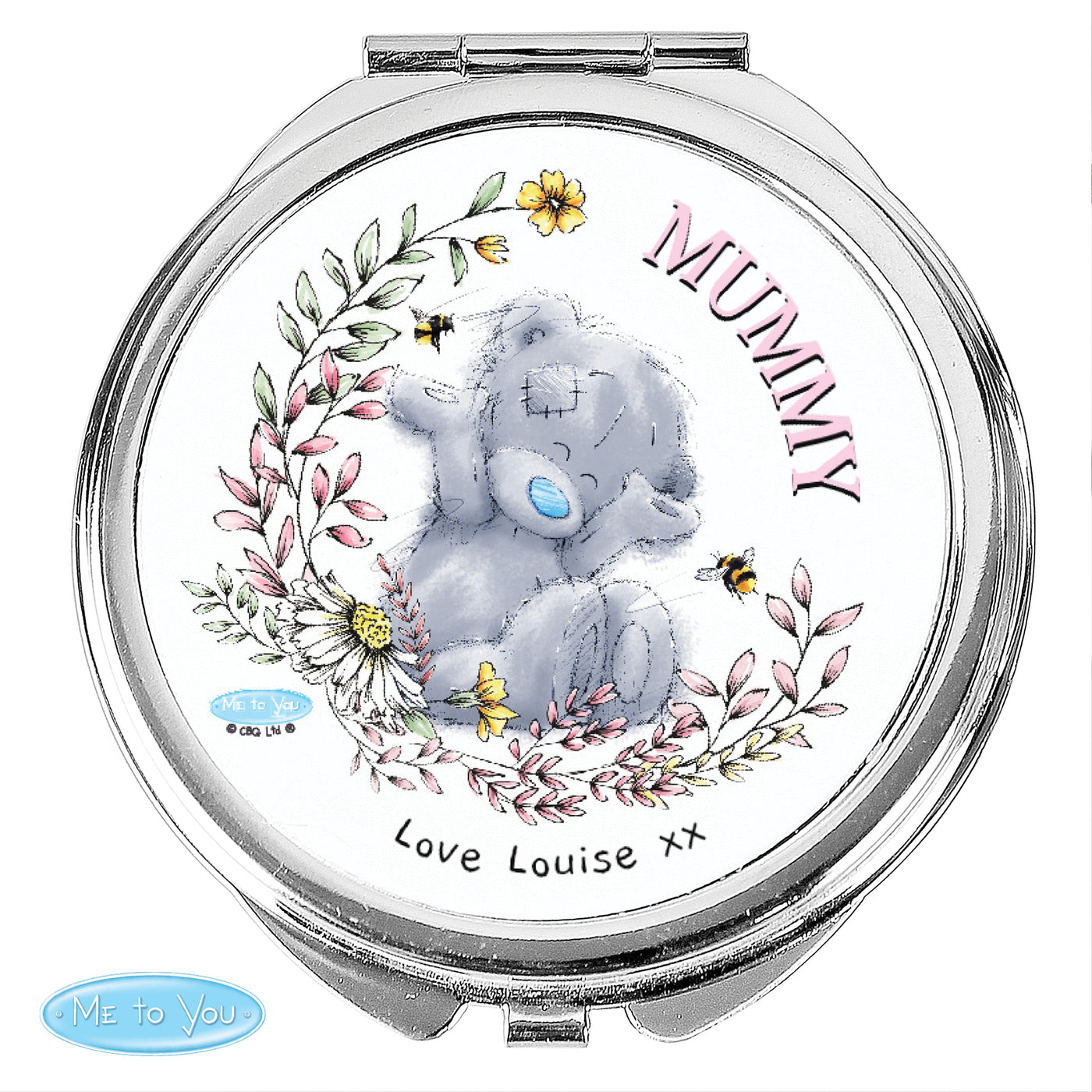 Personalised Me to You Bees Compact Mirror