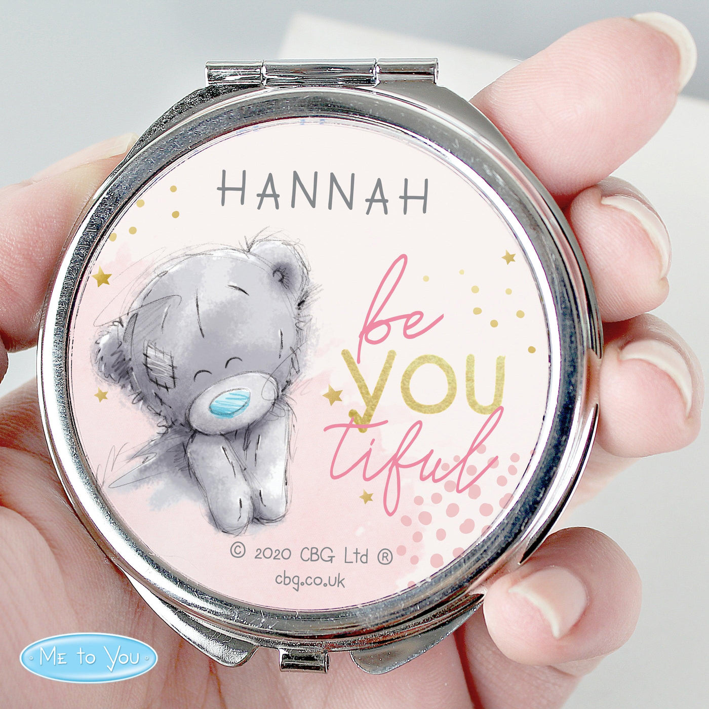 Personalised Me To You Be-You-Tiful Compact Mirror - Shop Personalised Gifts