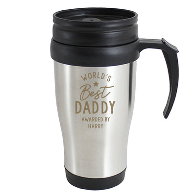 Personalised 'Worlds Best' Travel Mug - Shop Personalised Gifts