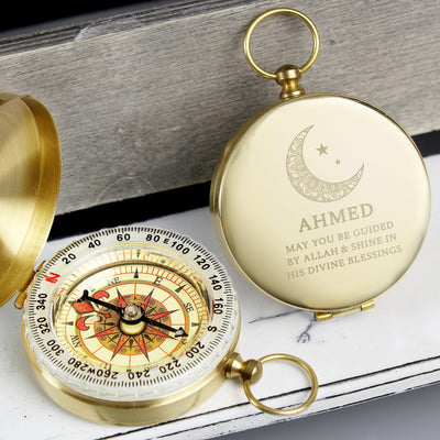 Personalised Eid Keepsake Compass - Shop Personalised Gifts