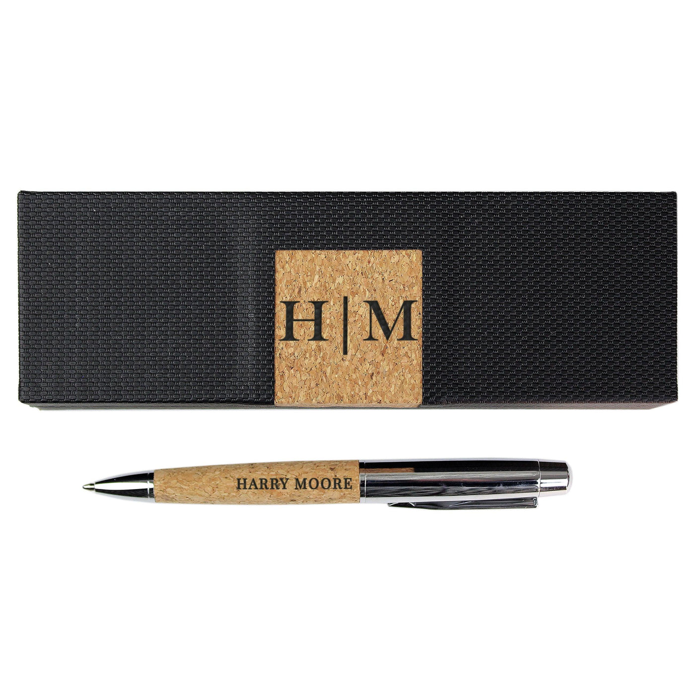 Personalised Initial & Name Cork Pen Set - Shop Personalised Gifts