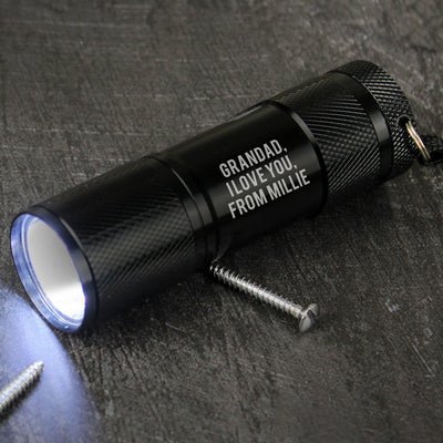 Personalised Free Text Mini Torch - Shop Personalised Gifts