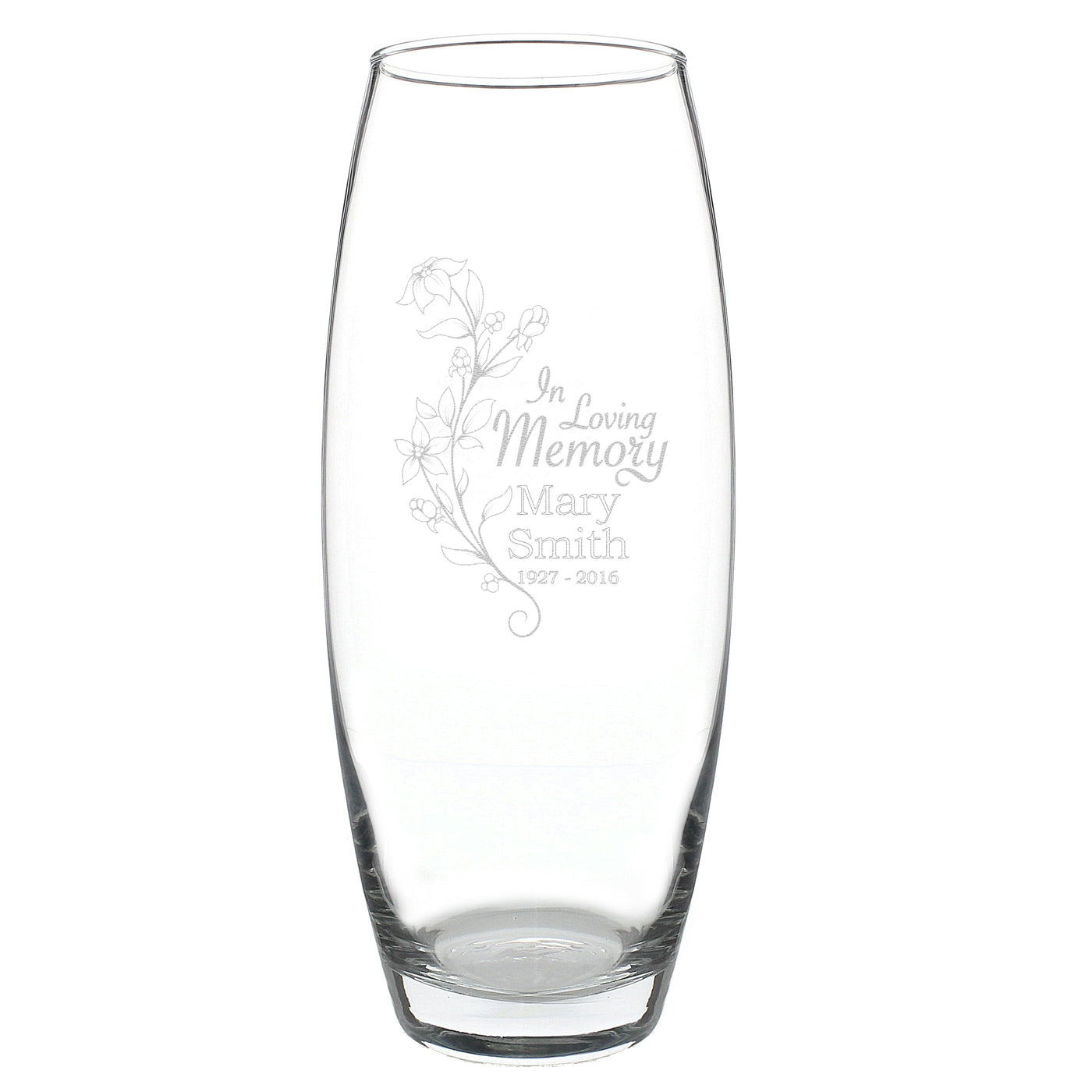 Personalised In Loving Memory Memorial Vase - Shop Personalised Gifts