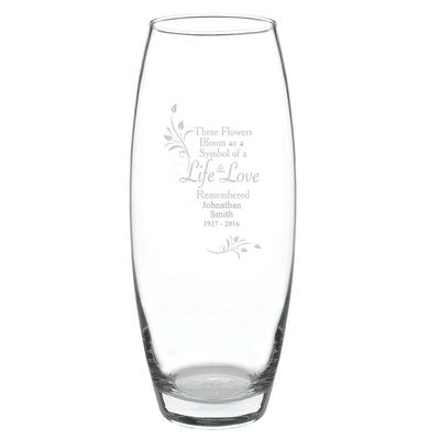 Personalised Life & Love Memorial Vase - Shop Personalised Gifts