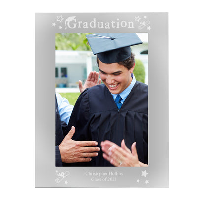 Personalised Graduation 5x7 Silver Photo Frame - Shop Personalised Gifts