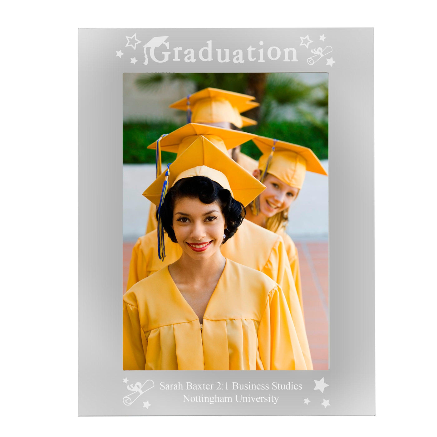 Personalised Graduation 5x7 Silver Photo Frame - Shop Personalised Gifts