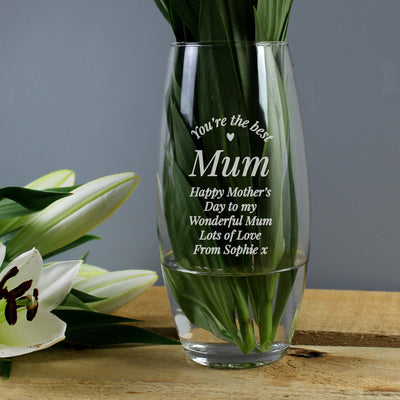 Personalised You Are The Best Bullet Vase - Shop Personalised Gifts
