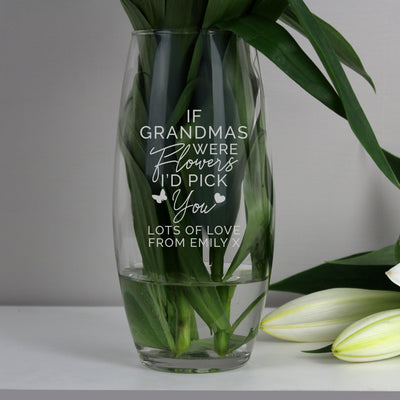 Personalised I'd Pick You Glass Bullet Vase - Shop Personalised Gifts