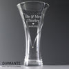 Personalised Mr & Mrs Large Hand Cut Diamante Heart Vase - Shop Personalised Gifts